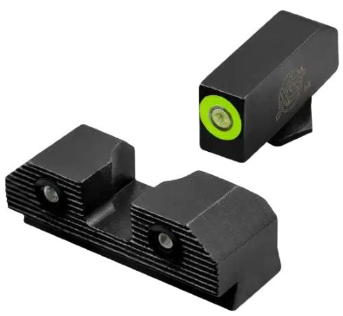 XS Sight Systems R3D 2.0 Night Sights for PSA Micro Dagger - Suppressor/Optic Height - Green Tritium