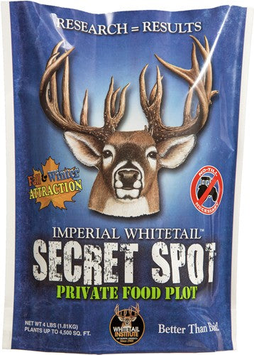 Whitetail Institute Imperial Secret Spot 4 lb Fall Food Plot Seed - 4,500 sq ft