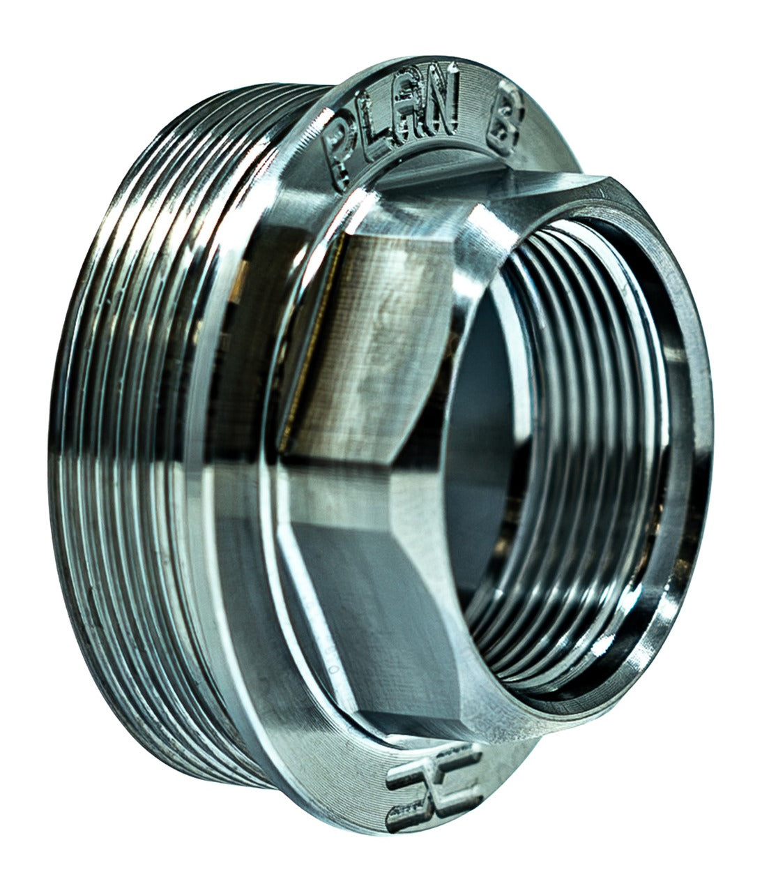 Faxon Firearms Plan B to HUB Adapter Titanium 1.375-24