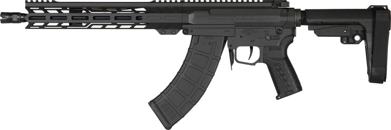 CMMG Banshee MK47 7.62x39mm 12.5" 30+1 Semi-Auto Pistol - Armor Black