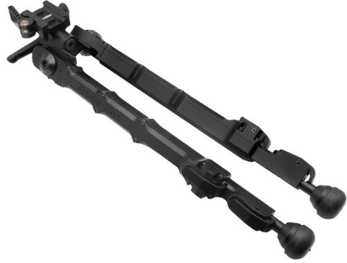 Accu-Tac HT-10 Hunting Bipod 10"-20" Picatinny Black Hardcoat Anodized 6061-T6 Aluminum