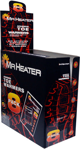 Mr. Heater Toe Warmers 8 Pairs - Air Activated Adhesive