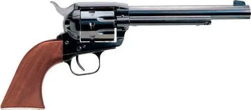 European American Armory Bounty Hunter 45 Long Colt 7.5" 6-Rd Single Action Revolver - Blued/Wood