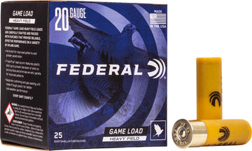 Federal Game Load 20 Gauge 2.75" 1oz #8 Shot - 250 Rd Case