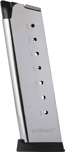 Iver Johnson Arms 1911 45 ACP 8-Rd Nickel Magazine - Fits Government