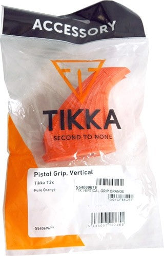 Tikka T3X Vertical Grip Adapter for Synthetic Stocks - Straight Orange