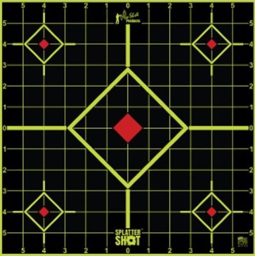 Pro-Shot Splatter Shot 12" Green Sight-In Peel & Stick Target 12-Pack