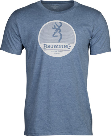 Browning Circuit Short Sleeve T-Shirt Blue 2XL