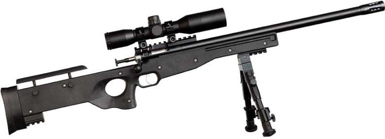 Crickett KSA2159CF Precision 22 LR 16.12" 1-Rd Bolt Action Rifle - Carbon Fiber Black Package