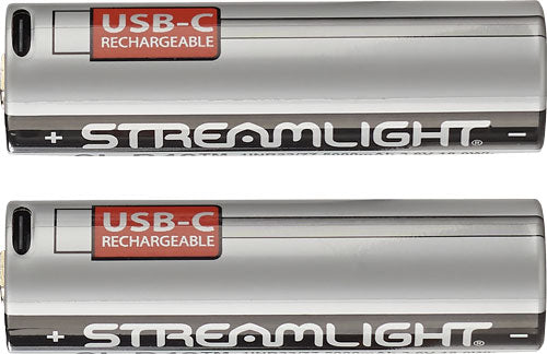 Streamlight SL-B48 USB-C Rechargeable Lithium Ion Battery 2-Pack - 3.6V 5000mAh