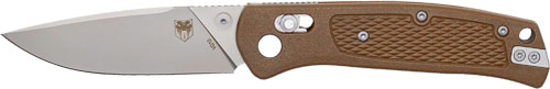 CobraTec Knives EDC Scout Bar Lock 3.12" Drop Point VG-10 Mocha Grivory Folding Knife