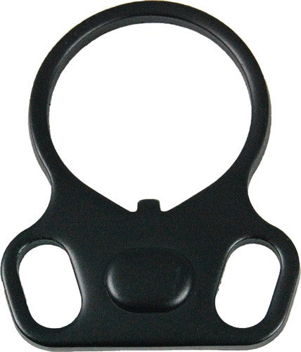 Guntec USA AR-15 Ambi Single Point Sling Adapter - Black Anodized Steel