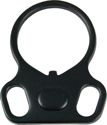Guntec USA AR-15 Ambi Single Point Sling Adapter - Black Anodized Steel
