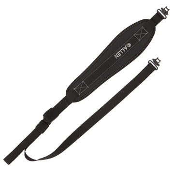 Allen Gunnison Neoprene Rifle Sling w/ Swivels Black 1" Webbing