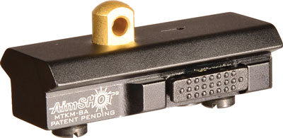 AimShot MTKMQRBA Quick Release KeyMod Bipod Adapter - Aluminum Black
