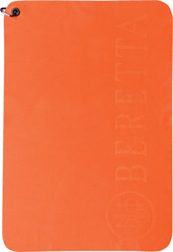 Beretta Shooting Towel Orange Fluo Microfiber w/ Carabiner