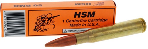 HSM Ammo 50 BMG 750gr Hornady A-MAX Dummy Round - 1 Rd