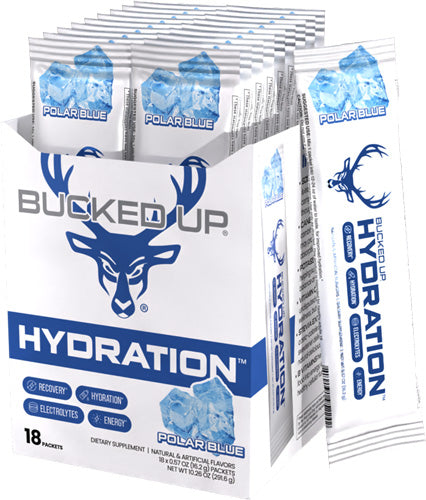 Bucked Up Hydration 2.0 Polar Blue 18-Count Electrolyte Drink Mix