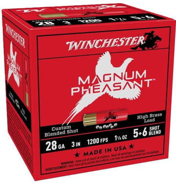 Winchester Magnum Pheasant 28 Gauge 2.75" 1-1/8oz #5 & #6 25 Rd