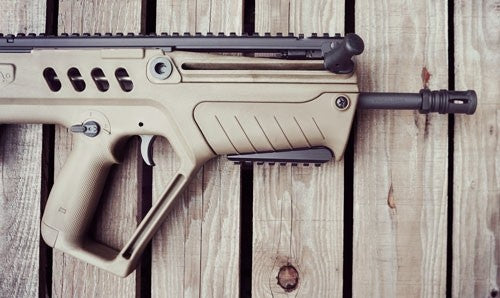 American Built Arms Company T-Rail Picatinny Rail Section for IWI Tavor - Black