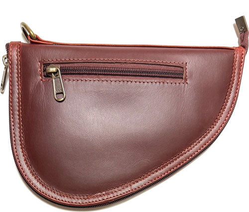 Palmetto Bag Co Small Pistol Case - Ox Blood-Brown Buffalo Leather