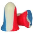 Howard Leight USA Shooters Foam Ear Plugs 33 dB NRR 100 Pair - Red/White/Blue