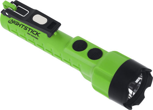 Nightstick NSP-2424GMX Dual-Light LED Flashlight 300/200 Lumens Green - 3 AA