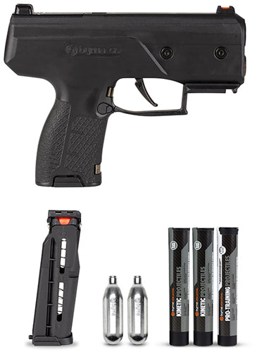 Byrna Technologies CL Compact Launcher .61 Cal 5-Rd CO2 Powered Kit w/ 2 Mags & Projectiles - Black