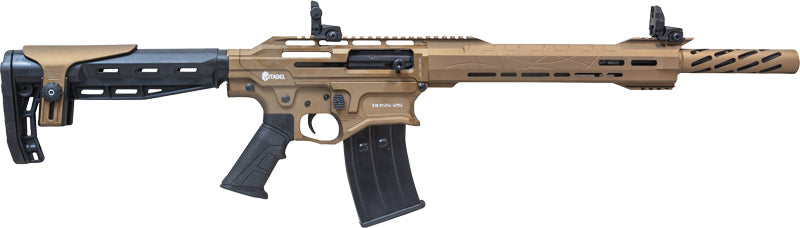 Citadel BOSS25 12 Gauge 3" 20" 5+1 Semi-Auto Shotgun - Burnt Bronze - CA Compliant