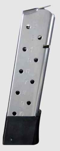 Check Mate Industries 1911 Full Size .45 ACP 10-Rd Stainless Steel Magazine