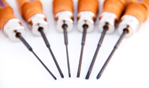 Grace USA 6-Piece Micro Screwdriver Set - Chrome Vanadium Steel - Made in USA