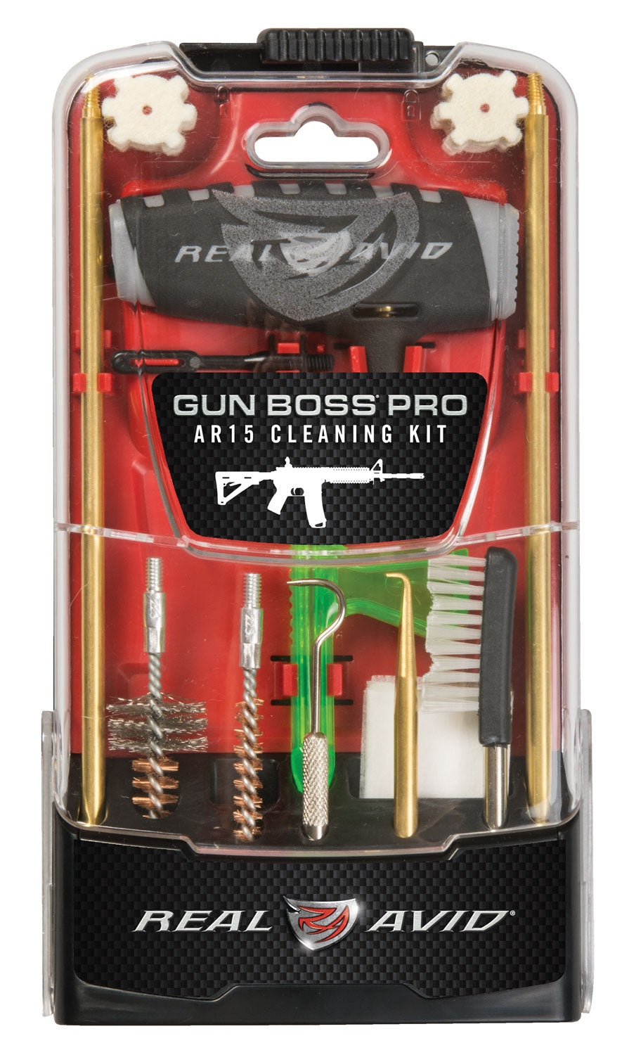 Real Avid Gun Boss Pro AR-15 Cleaning Kit 20-Piece