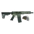 Great Lakes Firearms GL-15 AR-15 223 Wylde 7.5" 30+1 Semi-Auto Pistol - Lichen Black - 5 Knife Bundle