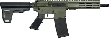 Great Lakes Firearms AR-15 .223 Wylde 7.5" 30+1 Semi-Auto Pistol w/ Brace - OD Green