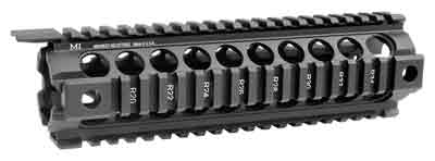 Midwest Industries Gen2 MCTAR-18G2 9" Quad-Rail Drop-In Handguard - Black - AR-15 Mid-Length