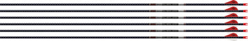 Easton FMJ 5mm 400 Spine 2" Blazer Vanes Halfout Inserts Carbon Arrows 6-Pack