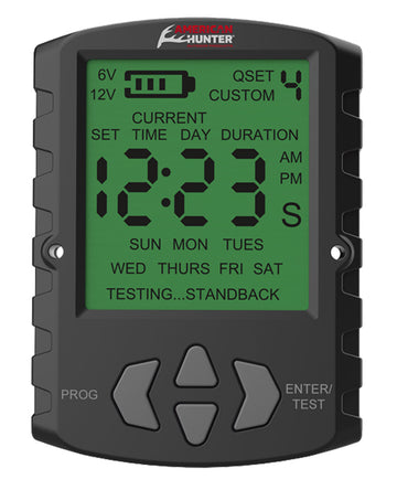 American Hunter AH-UTM Universal Digital Timer 6V/12V - 18 Programs, 1-30 Sec Feed Duration