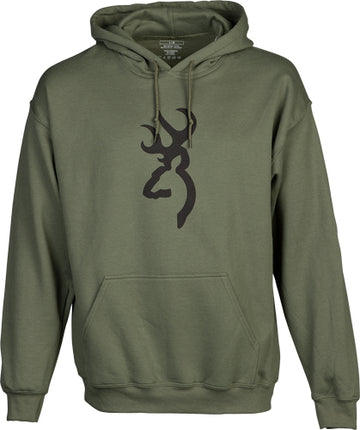 Browning Backfence Hoodie Pullover Sweatshirt Green X-Large