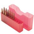 MTM Case-Gard J-20-MLD Slip-Top 20-Rd Rifle Ammo Box Clear Red