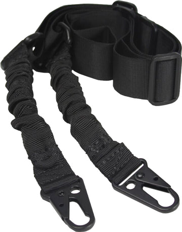 J&E Machine Tech 2 Point Bungee Sling Black - Nylon Webbing
