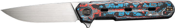 WE Knife Navo 3.25" CPM-20CV Satin Folding Liner Lock Knife - Nebula Fat Carbon Fiber