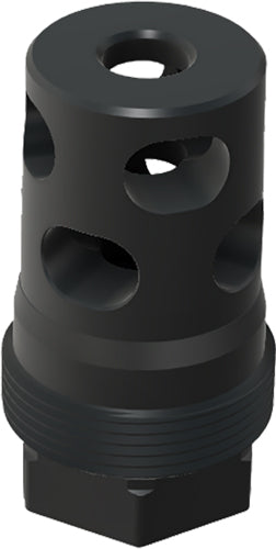 Comstock Armory Compact Muzzle Brake 1/2x28 .22 Cal Black Nitride - Plan B Compatible