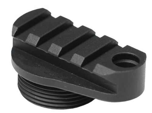 CMMG Zeroed Picatinny End Cap AR-15 .22LR 6061 Aluminum Black
