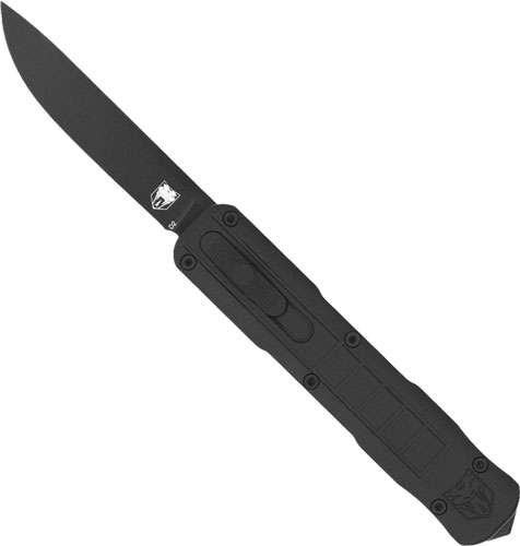 Cobratec Small Raptor OTF Blackout 2.5" D2 Drop Point