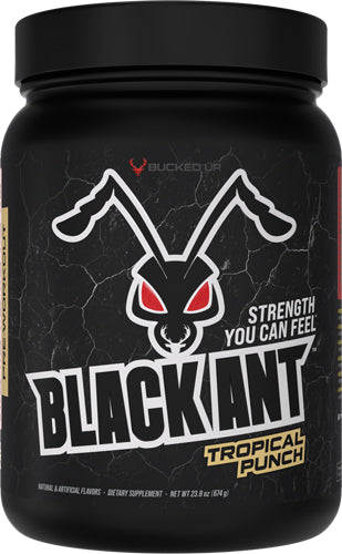 Bucked Up Black Ant Pre-Workout Tropical Punch 20 Servings Powder