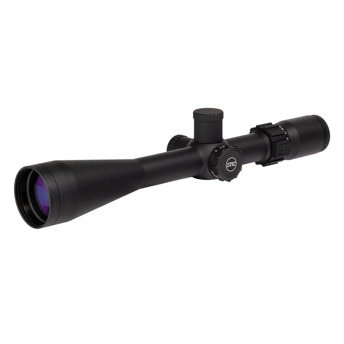 Sightron S-TAC 4-20x50 Duplex 30mm Tube Side Focus Riflescope - Target Knobs