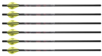 Excalibur Crossbows Quill 16.5" 250gr Carbon Crossbow Arrows - 6 Pack - Fits Micro Series