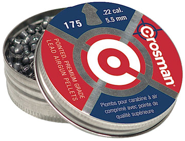 Crosman Premier .22 Pointed Pellets 14.3gr 175-Count
