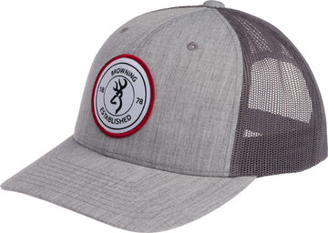 Browning Scout Heather Gray Mesh Back Adjustable Cap
