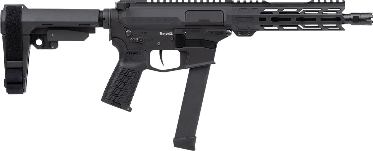 CMMG Banshee MKGS 9mm Luger 8" 33+1 Semi-Auto Pistol - Armor Black